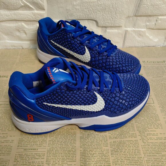 Nike Zoom Kobe 6 Protro Dodgers Game Royal Blue White